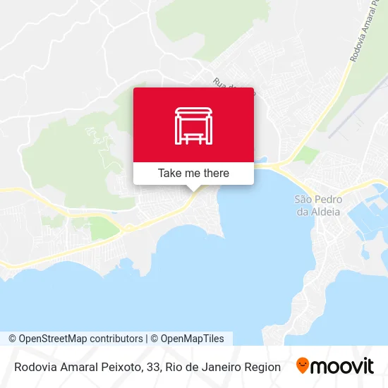 Rodovia Amaral Peixoto, 33 map