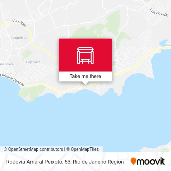 Rodovia Amaral Peixoto, 53 map