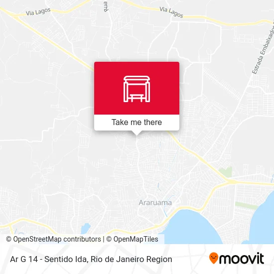 Ar G 14 - Sentido Ida map