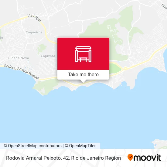Rodovia Amaral Peixoto, 42 map