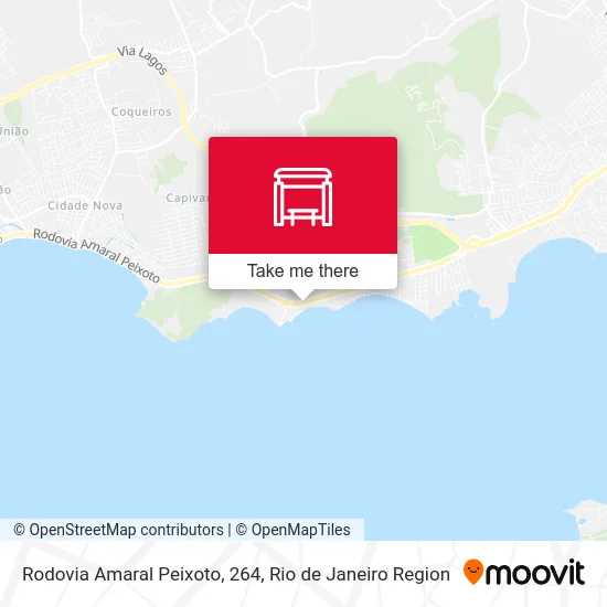 Rodovia Amaral Peixoto, 264 map