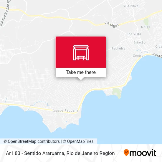 Ar I 83 - Sentido Araruama map