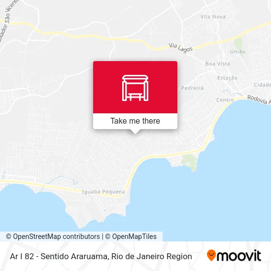 Ar I 82 - Sentido Araruama map