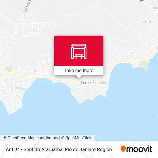 Ar I 94 - Sentido Araruama map