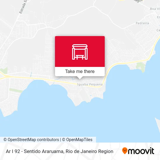 Ar I 92 - Sentido Araruama map