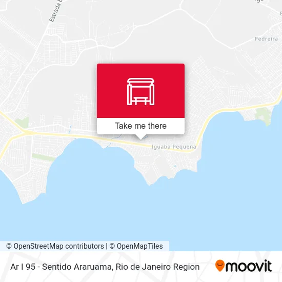 Ar I 95 - Sentido Araruama map