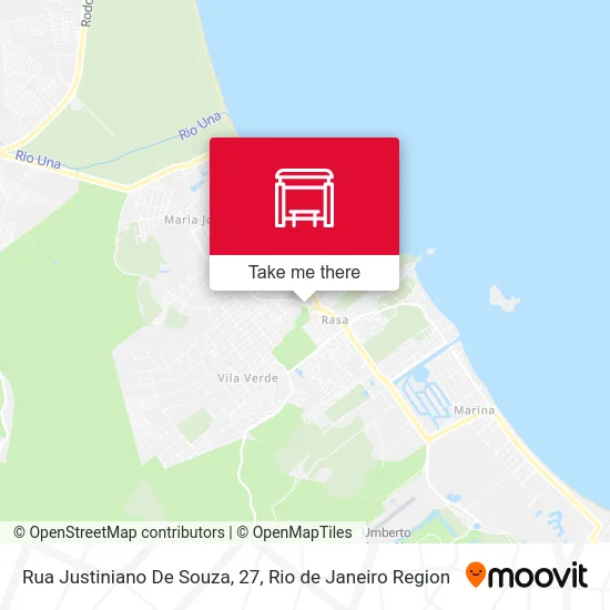 Rua Justiniano De Souza, 27 map