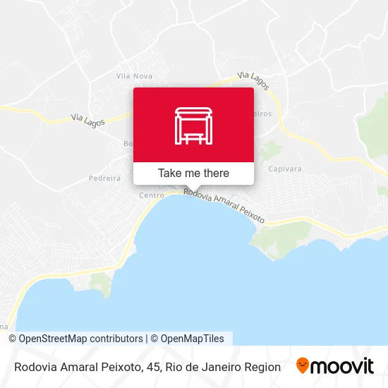 Rodovia Amaral Peixoto, 45 map
