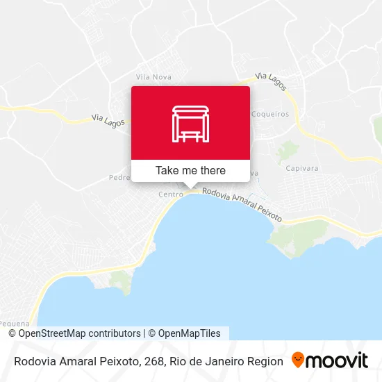 Rodovia Amaral Peixoto, 268 map