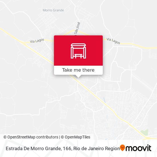 Mapa Estrada De Morro Grande, 166