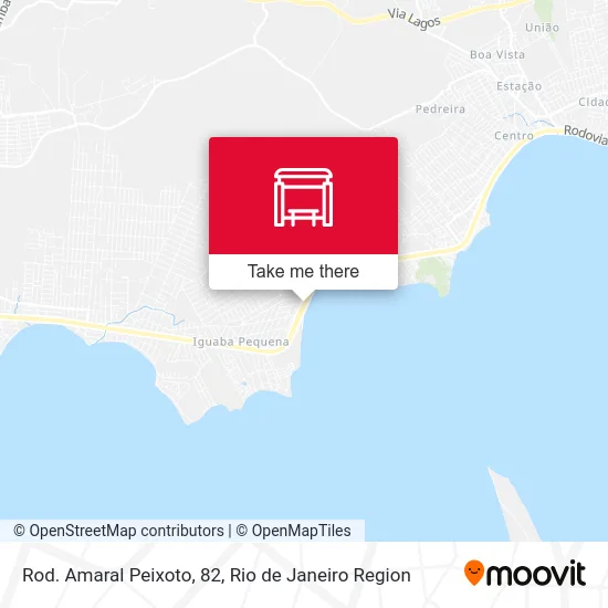 Rod. Amaral Peixoto, 82 map