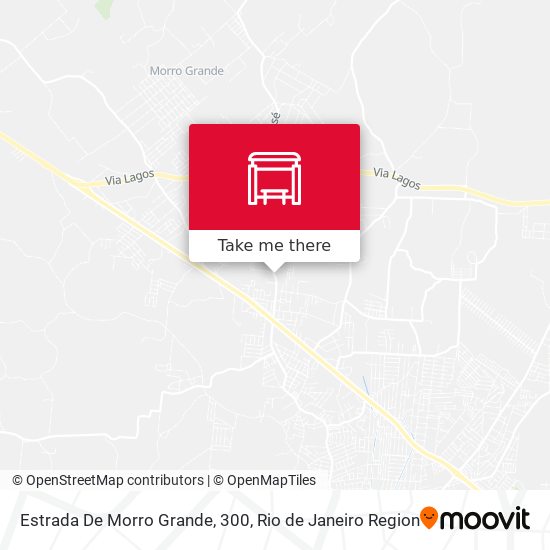 Estrada De Morro Grande, 300 map