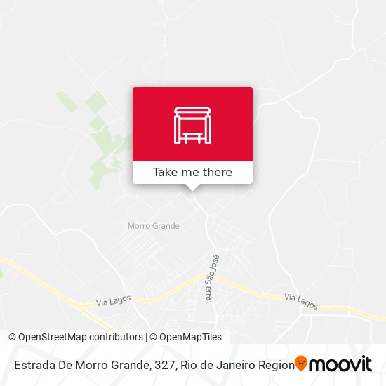 Estrada De Morro Grande, 327 map