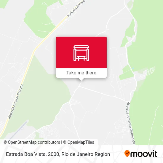 Estrada Boa Vista, 2000 map