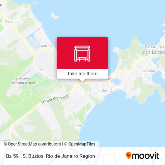 Bz 59 - S. Búzios map