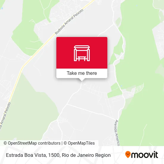 Estrada Boa Vista, 1500 map