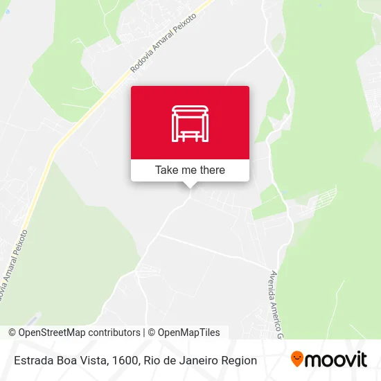 Estrada Boa Vista, 1600 map