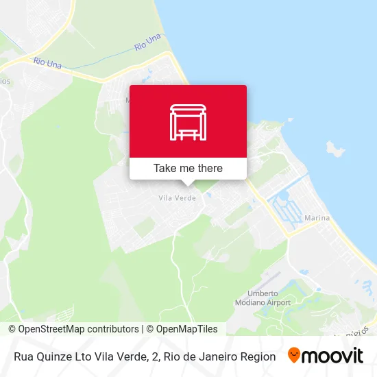 Rua Quinze Lto Vila Verde, 2 map