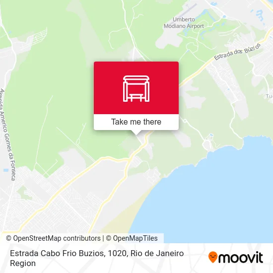 Estrada Cabo Frio Buzios, 1020 map