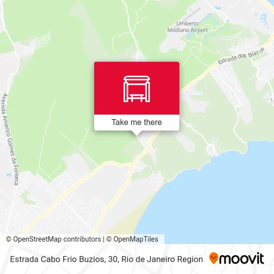 Estrada Cabo Frio Buzios, 30 map