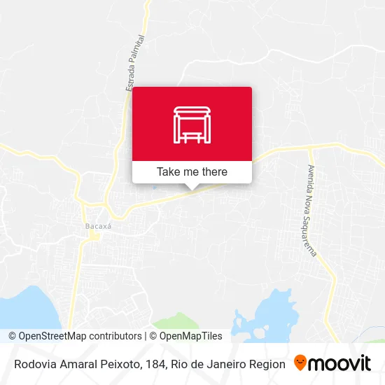 Rodovia Amaral Peixoto, 184 map