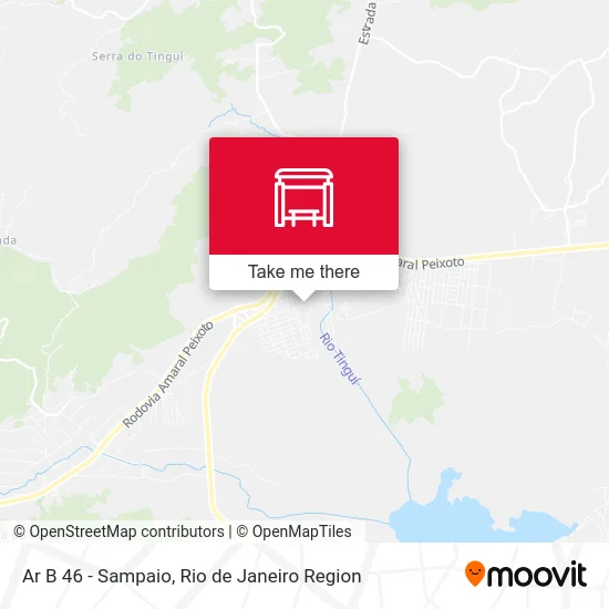 Ar B 46 - Sampaio map