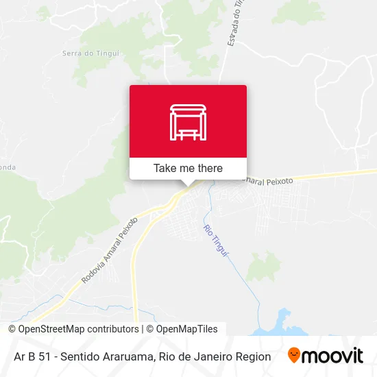 Ar B 51 - Sentido Araruama map