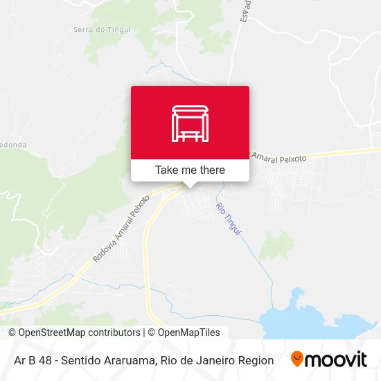 Ar B 48 - Sentido Araruama map