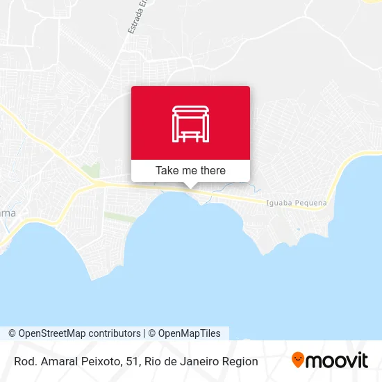 Rod. Amaral Peixoto, 51 map