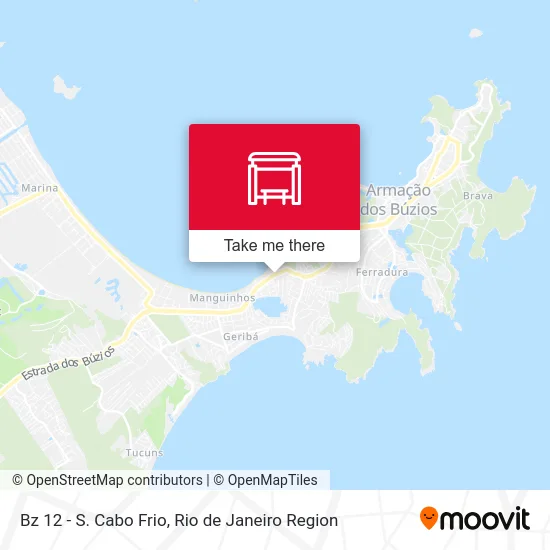 Bz 12 - S. Cabo Frio map