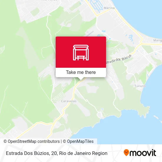 Estrada Dos Búzios, 20 map