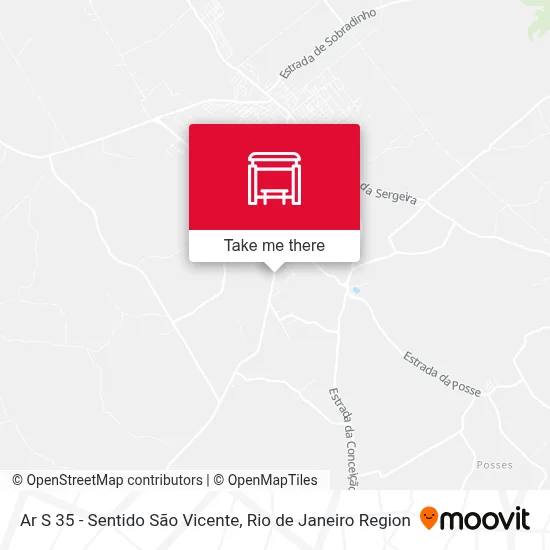 Ar S 35 - Sentido São Vicente map