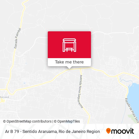 Ar B 79 - Sentido Araruama map