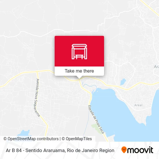 Ar B 84 - Sentido Araruama map