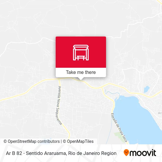 Ar B 82 - Sentido Araruama map