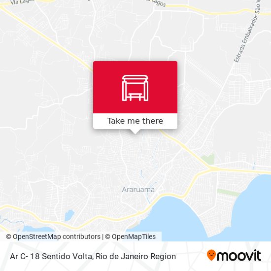 Ar C- 18 Sentido Volta map