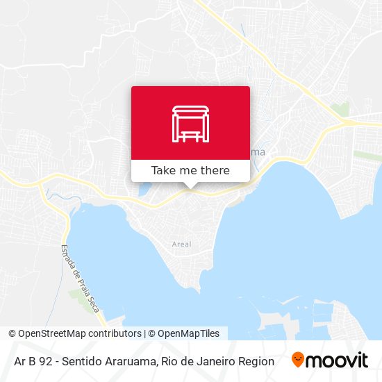 Ar B 92 - Sentido Araruama map