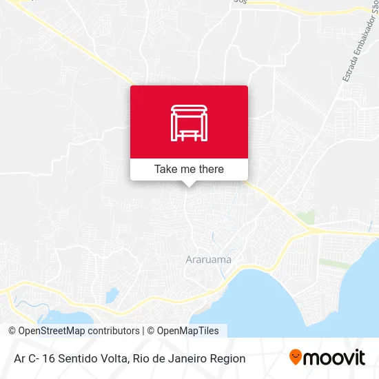 Ar C- 16 Sentido Volta map