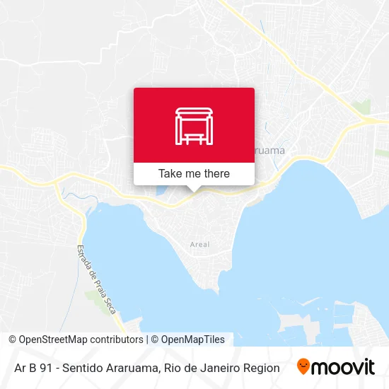 Ar B 91 - Sentido Araruama map