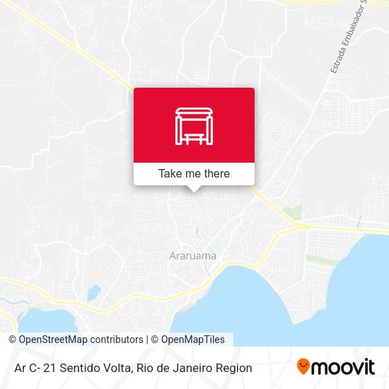 Ar C- 21 Sentido Volta map