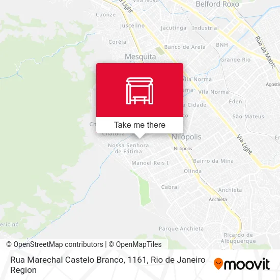 Rua Marechal Castelo Branco, 1161 map