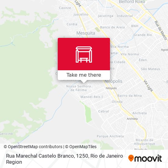 Rua Marechal Castelo Branco, 1250 map