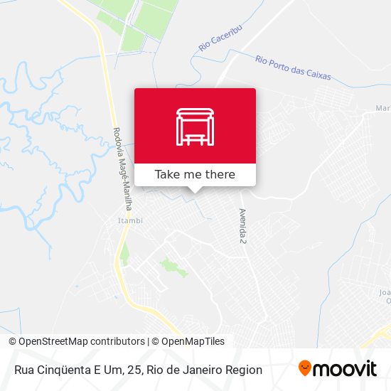 Rua Cinqüenta E Um, 25 map