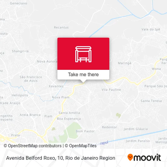 Avenida Belford Roxo, 10 map