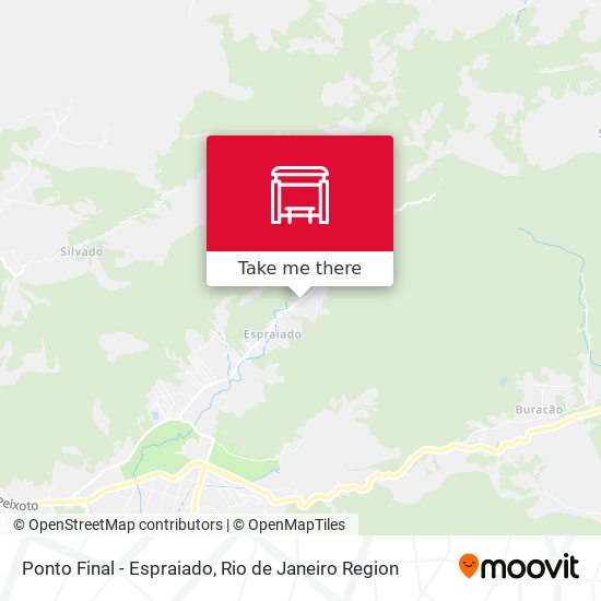 Ponto Final - Espraiado map