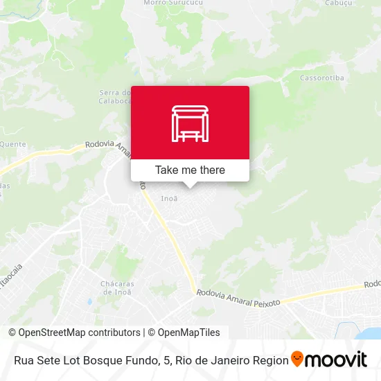 Rua Sete Lot Bosque Fundo, 5 map