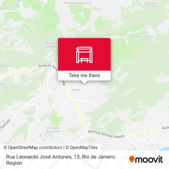 Rua Leonardo José Antunes, 13 map