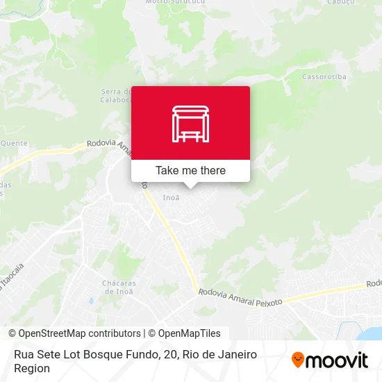 Rua Sete Lot Bosque Fundo, 20 map