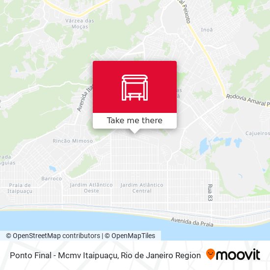 Ponto Final - Mcmv Itaipuaçu map
