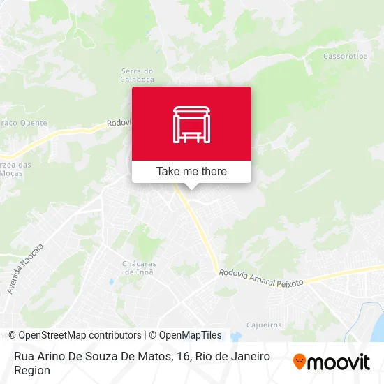 Rua Arino De Souza De Matos, 16 map